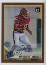 2019 Panini Donruss Optic Rated Bronze Prizm Bryce Love #182 Rookie Auto RC