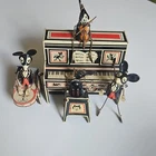 1930's LOUIS MARX & CO. ANTIQUE RARE TIN LITHO WIND-UP MERRY MAKERS BAND