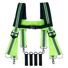 MELOTOUGH Tool Belt Suspender Safety Suspenders Reflective Tool Belt Suspender H
