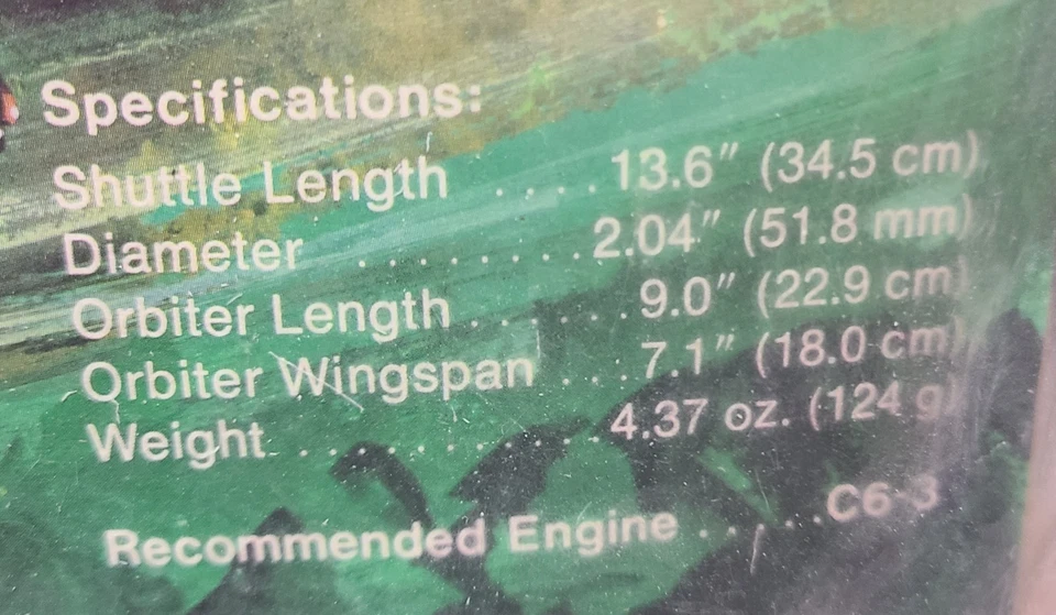 Estes Space Shuttle Flying Model Rocket Kit #1284 NASA Model Rocket Sealed - Image 3 of 4