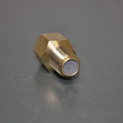 (10) Weksler Pressure Gauge Filter Snubber WG42, 1/4" NPT, 1500 psi, Brass - Afbeelding 3 van 4