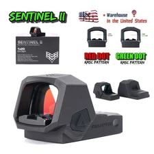 Swampfox Sentinel II 3 MOA 1x20mm Red/Green Dot Sight RMSc Footprint Shake Awake