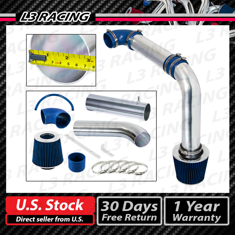 BLUE COLD AIR INTAKE KIT+ FILTER FOR CHRYSLER 95-00 SEBRING 2.0L/2.5L