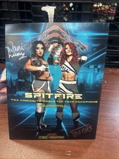 Tna Knockout World Tag Team Champions Spitfire Signed 8x10 Photo Dual Signed
