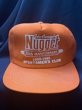 Vintage Nugget Sportsmens Club 30th Anniversary SnapBack Trucker Hat Made In USA