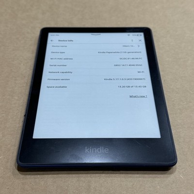 Amazon Kindle Paperwhite 11th Generation 16GB Blue