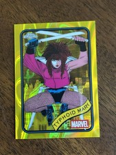 2025 Topps Chrome Marvel - Typhoid Mary #123 Yellow Lava Refractor