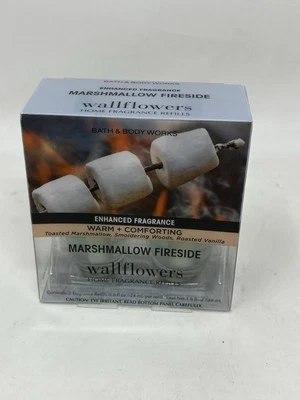 Bath & Body Works Marshmallow Fireside Wallflowers Fragrance Refill Bulbs (2)