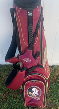 FSU Florida State Seminoles Team Efford Golf Stand Bag Pre-Owned 6-Way 9 Pockets