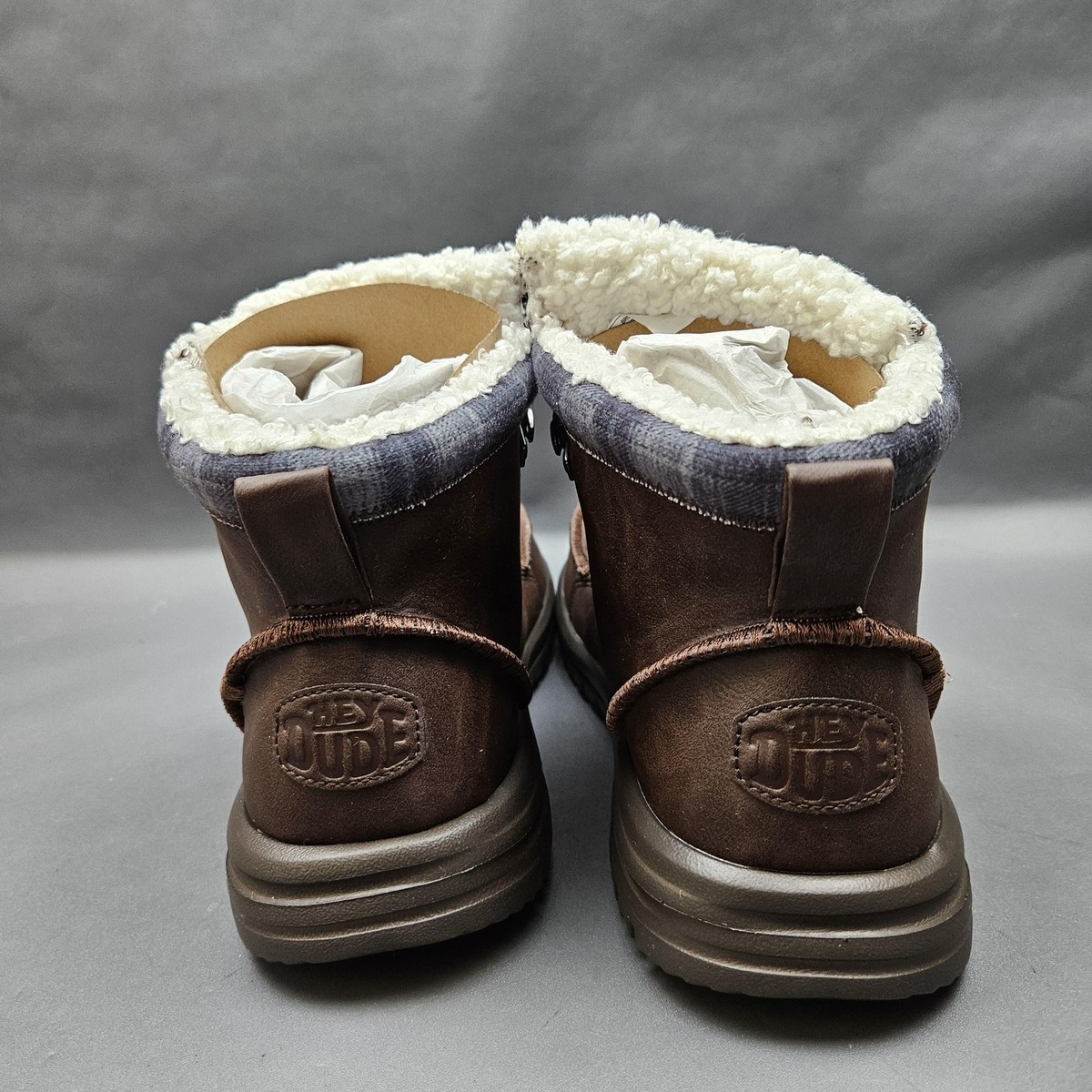 Hey Dude Boots Chukka Bradley Lace Up Shoes Mens Size 9 Amazon.com | HEYDUDE Bradley Classic, Walnut, Size 7, Men main image 2