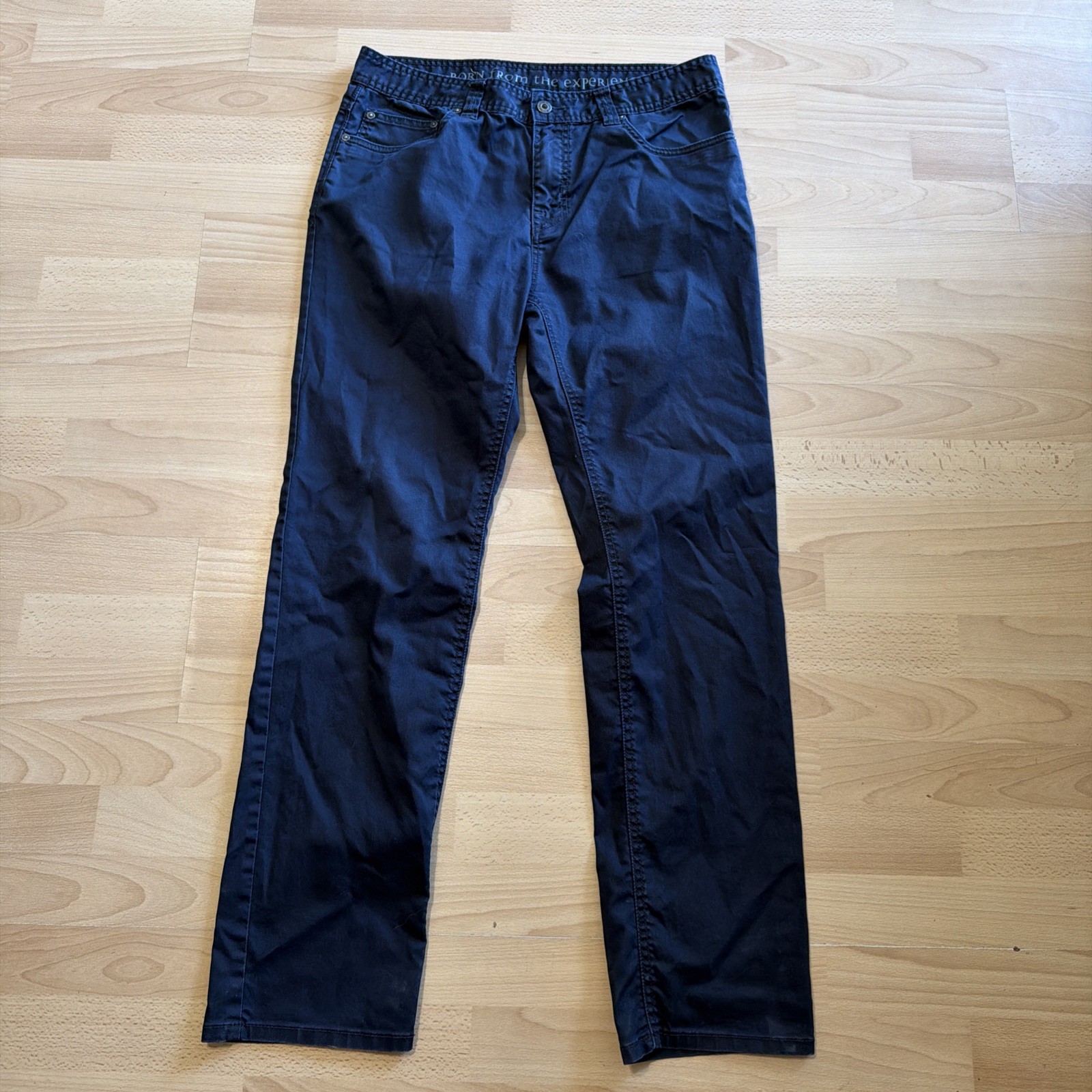 S Navy Blue Jeans Bridger Pants Slim Fit Hiking Outdoors Wax