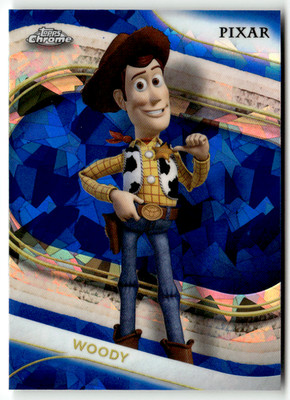 Topps Disney Chrome 2025 No. 89 Woody Sapphire Refractor