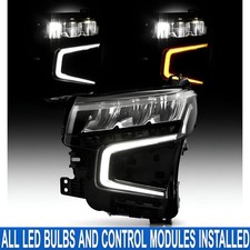 Driver Left Full LED DRL Headlight Assembly W/ Bulb For Chevy Suburban 2021-2024