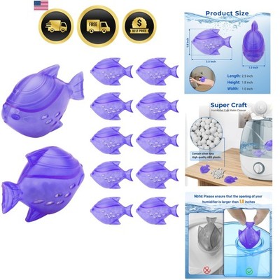 Humidifier Cleaning Fish, 12 Pack Humidifier Cleaner for Humidifiers and Fish...