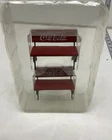 Vintage Coca Cola Coke Christmas Town Square Collectible Park Bench 2 Piece Set