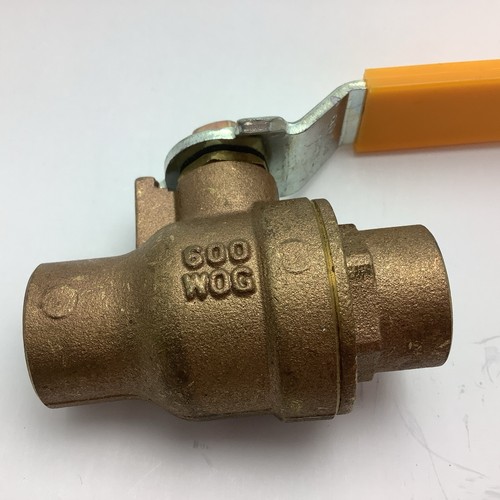 NEU Legend Messing 600 Wog 2 Stück Schweiß Vollanschluss Kugelhahn 3/4" - Bild 3 von 3