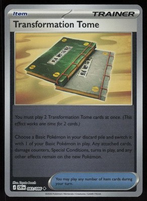 Transformation Tome Uncommon ME04: Chaos Rising 083/086 NM Reverse Holo