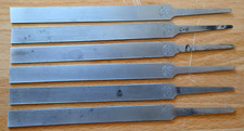 Satz aus 6 flachen Scharnierfeilen / F. Dick &reg; /Goldschmiedewerkzeug