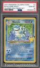 PSA 10 Pokemon - Blastoise 2/102 - Celebrations Classic Collection 25th