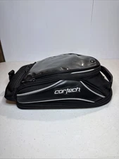 Cortech Black Motorcycle Backpack Tank Bag Magnetic Mount Super 2.0