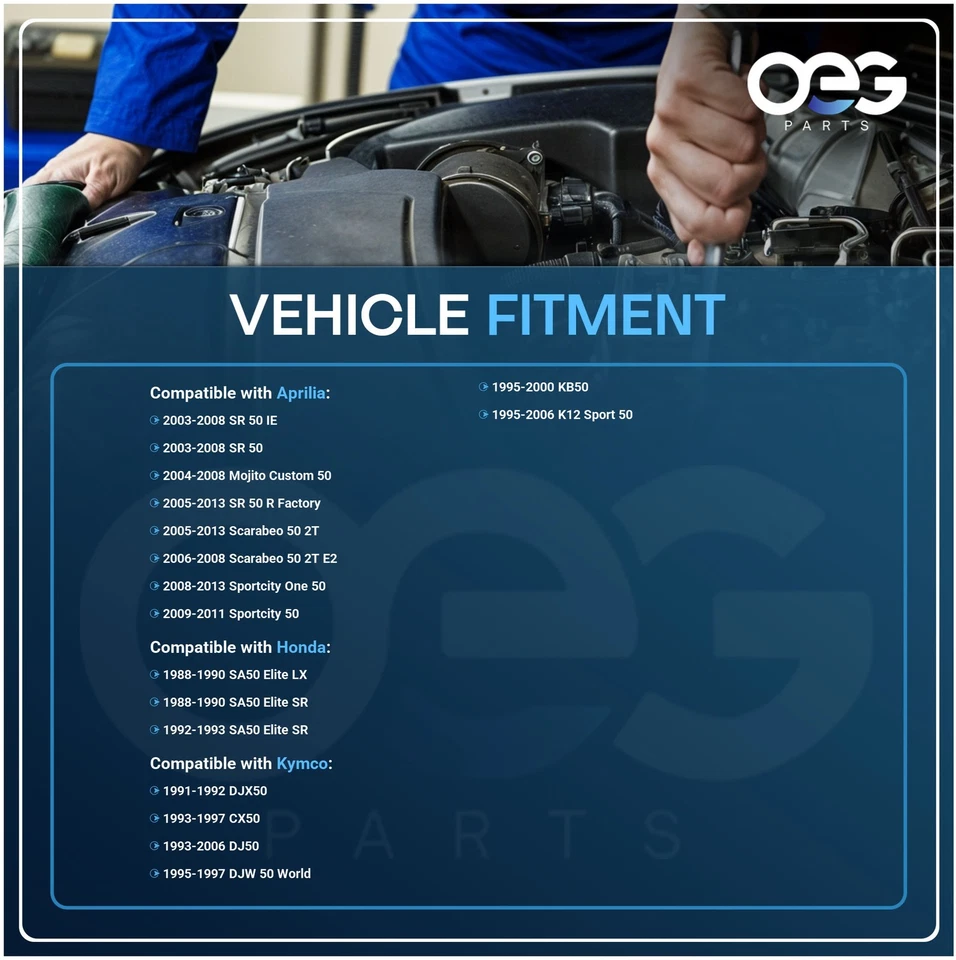 Arranque nuevo para Aprilia Scarabeo 50 2T 2005-13 00104002 SM10216 AP8515107 82530R Foto 4 de 4