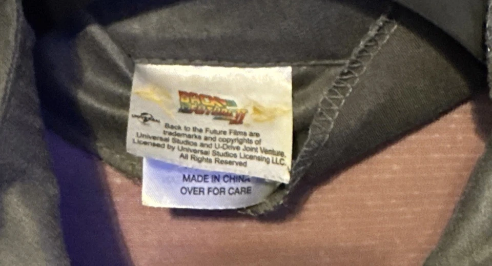 Marty McFly Back To The Future 2 Costume Cosplay Jacket Small Universal Official - Image 2 of 3