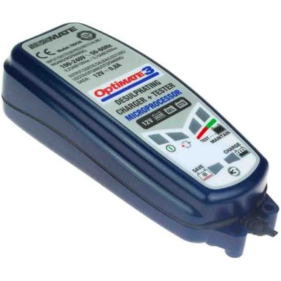 OptiMate 3 - Smart Ladegerät zum Retten von 12V-Batterien