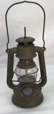 Antique Feuerhand Nier Super Baby 175 German Lantern Kerosene Glass w/Globe Wick