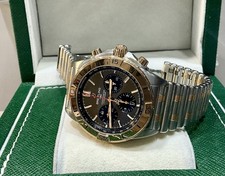 Breitling Chronomat B01 42MM Chronograph Gray Dial 18K Rose Gold/SS Men’s Watch 16