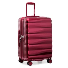 Edinburgh II Hardside Spinner Luggage, TSA Lock, Red, 25" Medium
