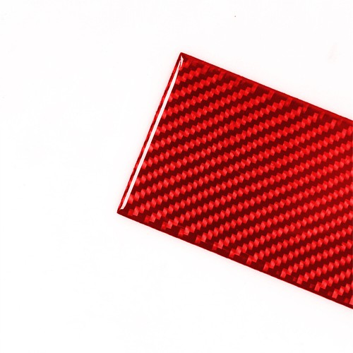 Borde de panel derecho del volante rojo fibra de carbono para Porsche Cayenne Sport 03-10 - Imagen 7 de 9