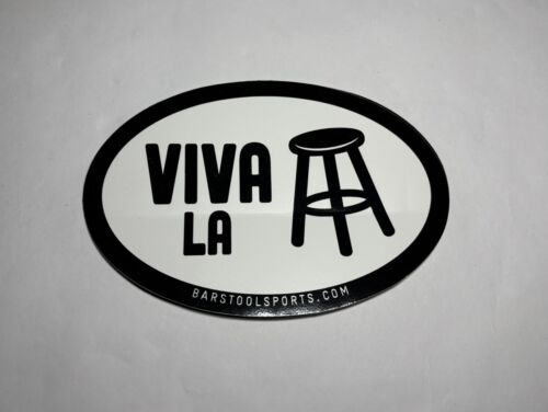 LOT OF (2) 6 x 4” BARSTOOL SPORTS VIVA LA STOOL STICKERS