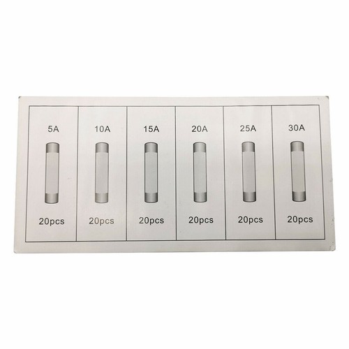 120Pc Car Glass Fuse Insert Type 12V Small Truck Universal Car 24V Square - Picture 5 of 8