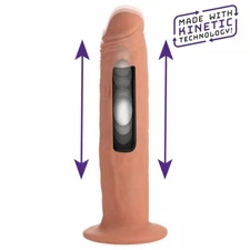 Kinetic Thumping 7X Remote Control Dildo - Large ---FREE SHIPPING!!!