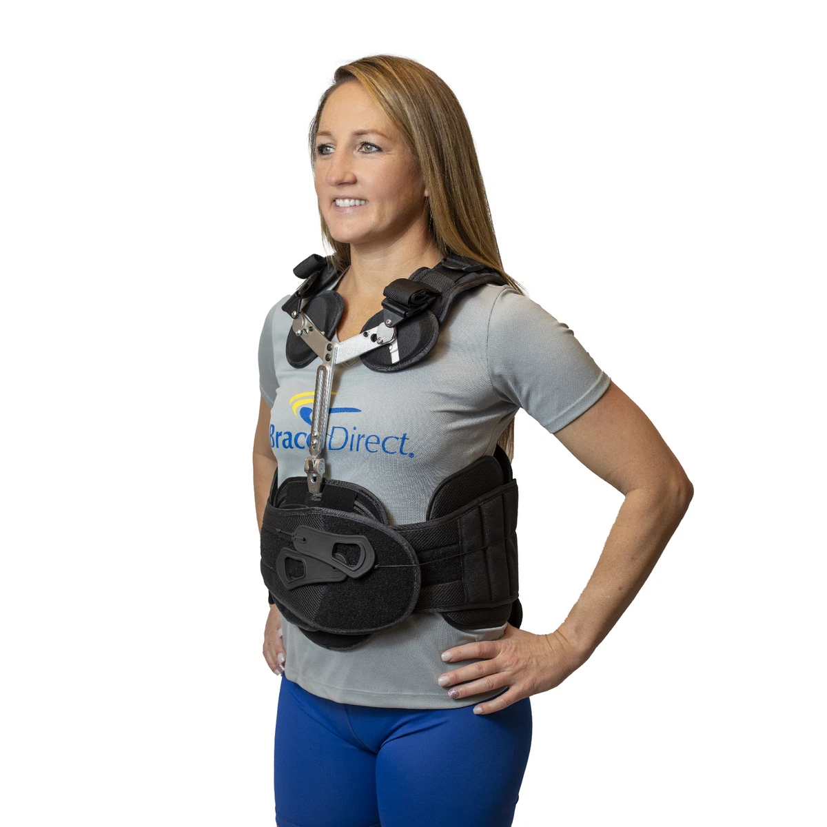 TLSO Full Back Brace w/ ATE- Osteoporosis, Spinal Stenosis, Post Surgical