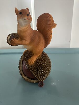 Cute Resin Squirrel Figurine Home Ornaments Animal Statue handicraft