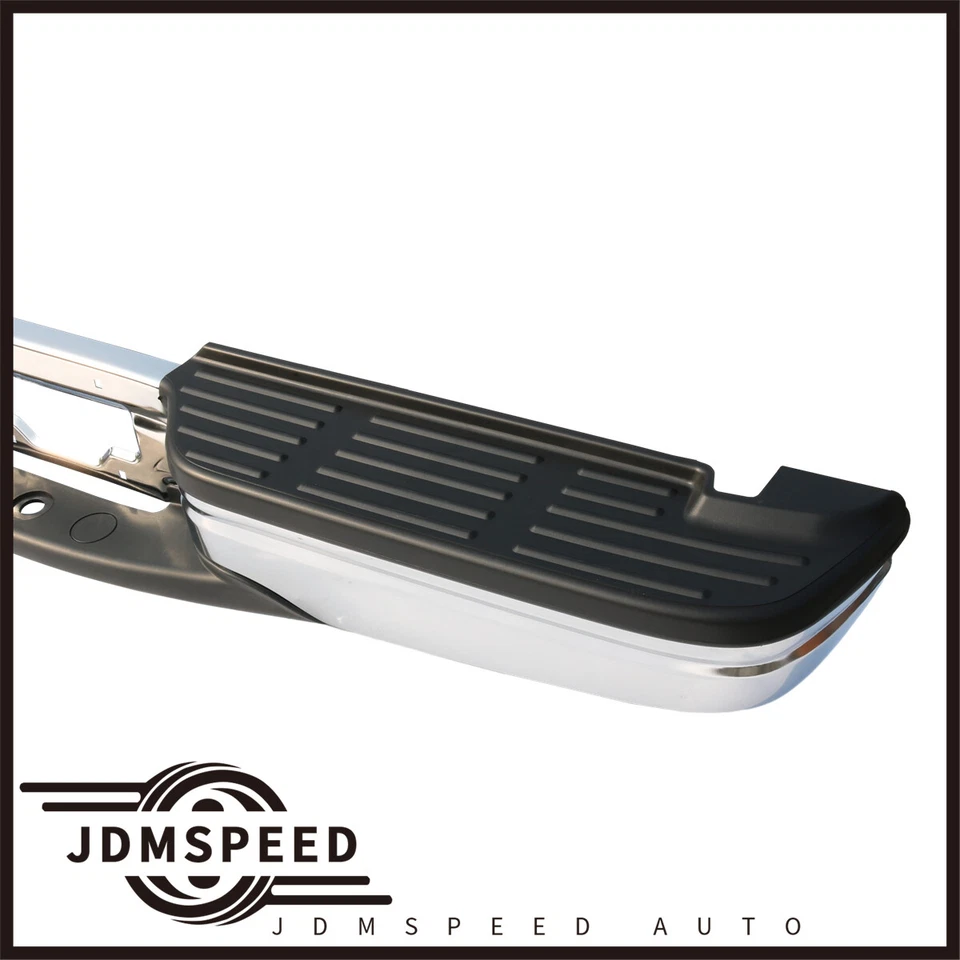 New Chrome Step Bumper Rear For Ford F250 F350 99-07 Super Duty W/O Sensor Hole Foto 3 de 4