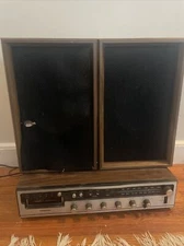 Vintage Soundesign 6438 AM/FM Receiver 8 Track Cassette Deck For Parts/As Is