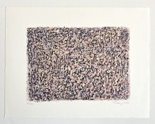 MARK TOBEY, composizione orizzontale, originale Litografia firmata, 1967