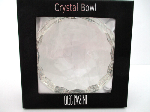 Oleg Cassini Crystal Bowl Astor New in Box - Picture 2 of 3