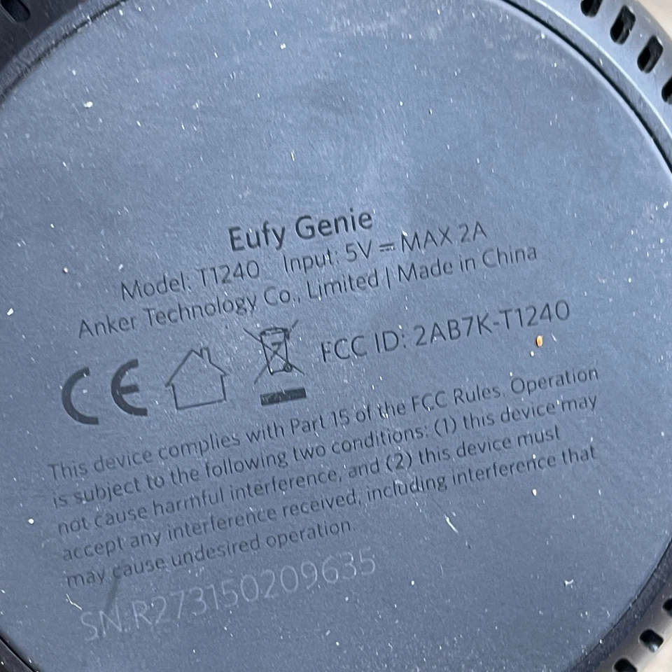 Altavoz inteligente Eufy Genie T1240 negro Bluetooth inalámbrico Wi-Fi habilitado para Alexa Foto 4 de 4