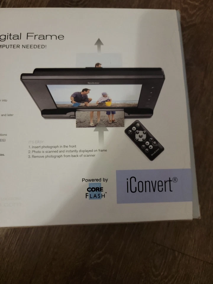 Brookstone iConvert Instant Scan Digital Frame- 8" Frame 600 x 800  - Image 4 of 4