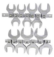 Sunex Tool  9721A 14 Piece 1/2" Dr. Jumbo Sae Crowfoot Wrench Set