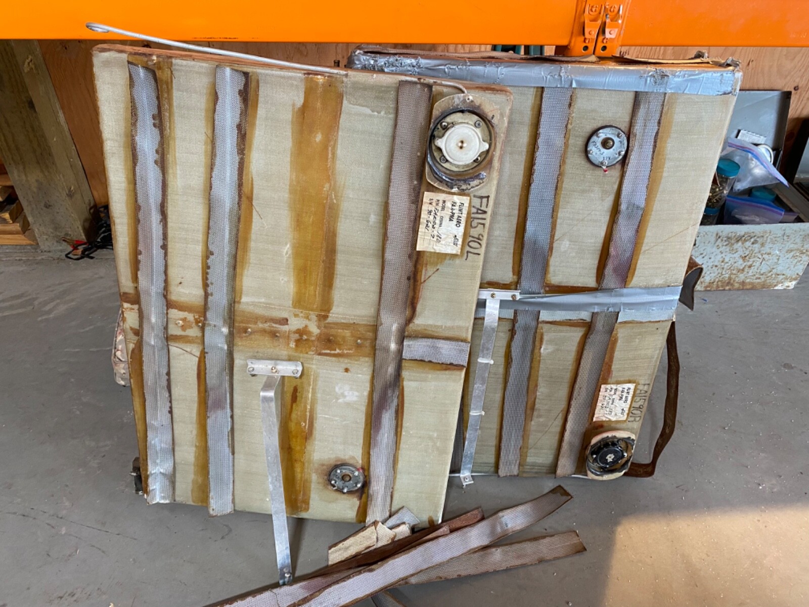 Cessna 1953 180 Flint Tanks PN FA10028 and FA10027 excellent