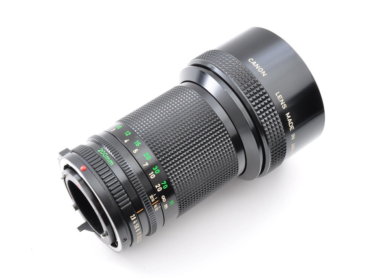 Canon New FD NFD 200mm F/2.8 MF Telephoto FD Lens Near Mint From
