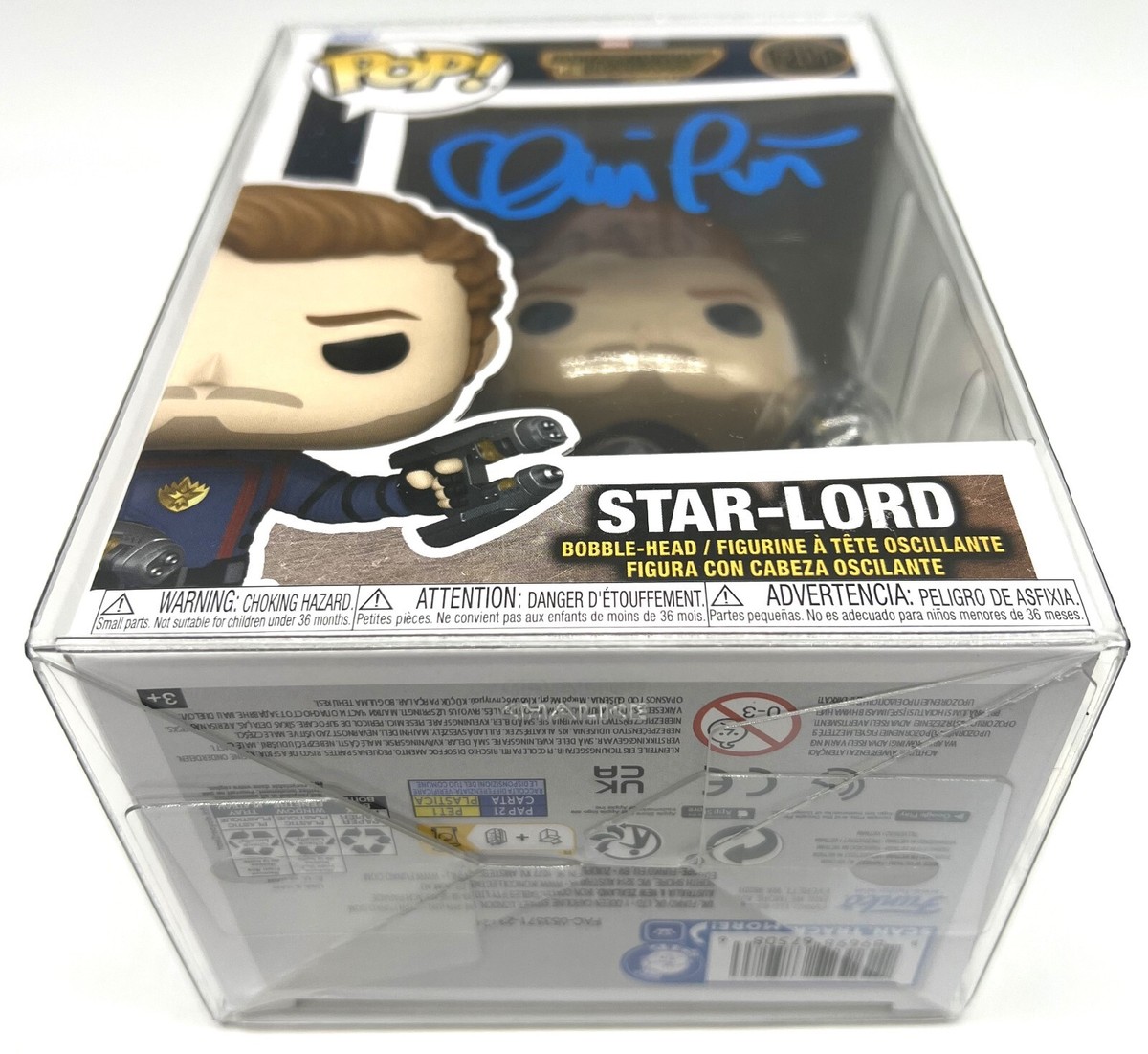 Funko Pop! Guardians of the Galaxy Star-Lord #1201 SIGNED by Chris