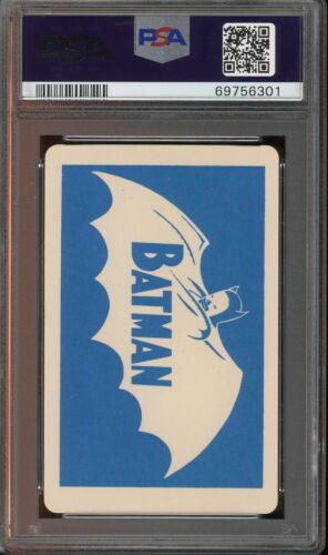 1966 Ideal Toy Corp. Batman Card Game Batcuffs #1 PSA 10 GEM MINT POP 1 - Picture 2 of 2