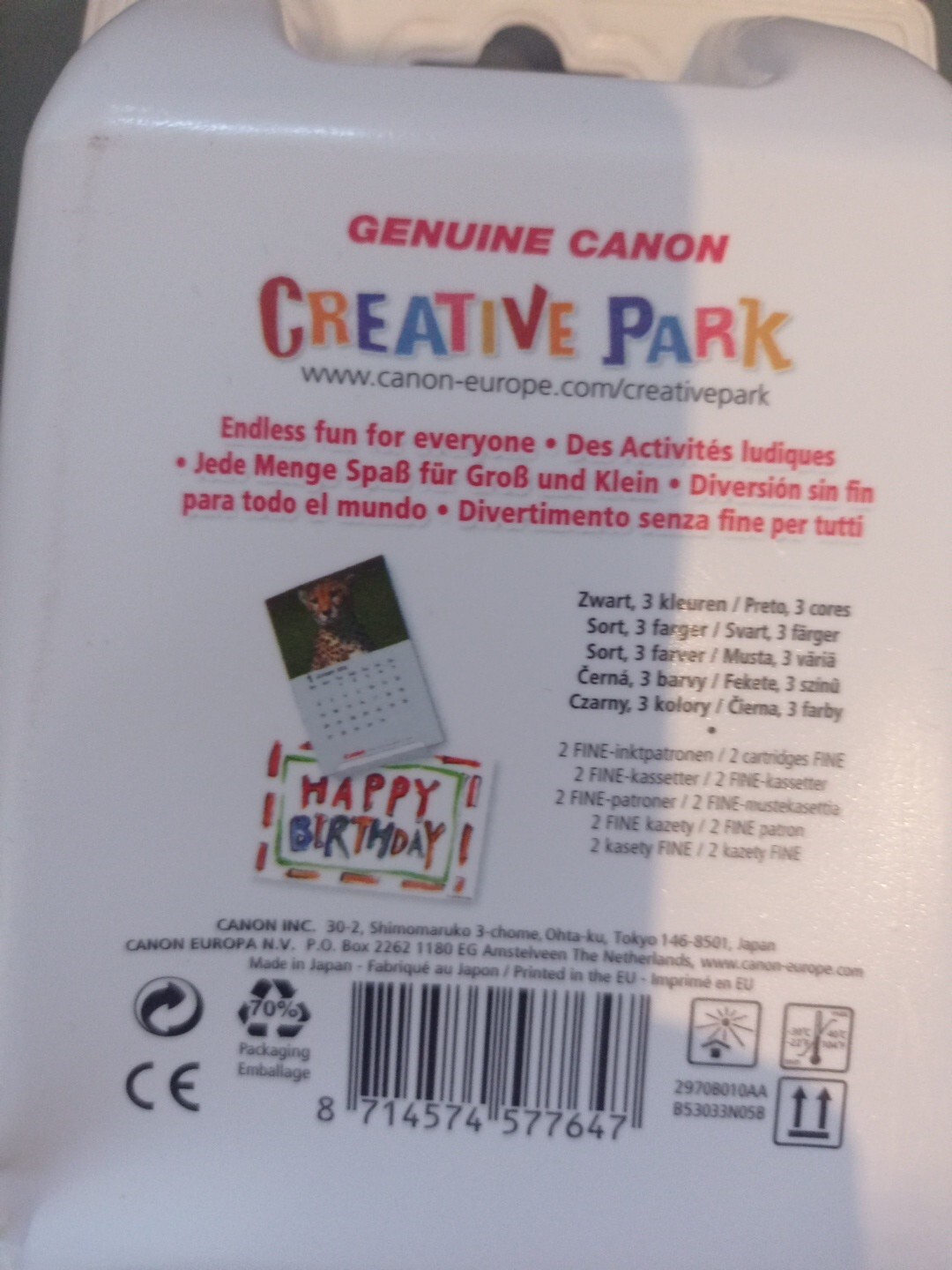 Original Canon PG-510 Black & CL-511 Colour Ink Cartridges (2970B010 ...