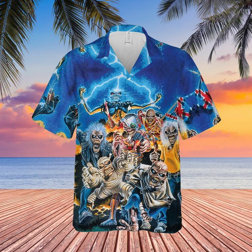 3D Iron Maiden Unisex Hawaiian Shirt 