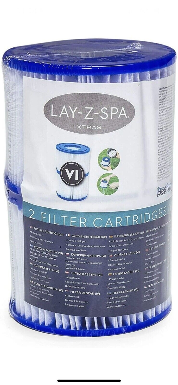 Bestway Lay-Z-Spa VI Spa Filter Cartridges